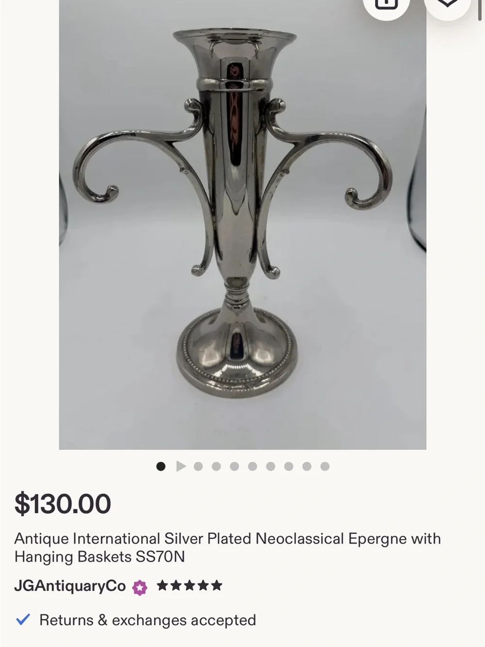 Unique Vintage decorative metal